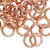 Jump Ring, Copper, 100 Anodized Aluminum 12 Gauge 12mm Round Jump Rings with 7.9mm Inside Diameter