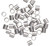 Crimp, 50 Stainless Steel 3x3mm Tube Crimp Beads with 1.5mm Inside Diameter