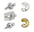 Crimp Cover, 144 Copper Plated Brass 4mm Crimp Covers to Hide Crimps & Knots!