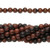 1 Strand(100) Natural Mahogany Obsidian 4mm Round Gemstone Beads with 0.5-1.5mm Hole