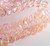 1 Strand(85) Czech Glass AB Light Rose Pink 13x8.5mm Twisted Rondelle Beads *