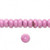 1 Strand(75) Medium-Dark Fuchsia Pink Chalk Turquoise 8x5mm Rondelle Beads *