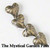 4 Antiqued Gold Finished Pewter 25x24mm Puffed Heart Beads *
