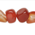 Bead, Carnelian Red Orange 4-6mm Small Pebble Chip Beads with 0.5-1.5mm Hole 1 Strand `