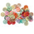 Drop Mix, Capiz Shell, (Coated) 100 Mixed 13mm (1/2 Inch) Round Coin Charm