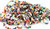 Bead Mix, Glass, India, 10 Strands Craft Bulk Assorted 3-6mm Glass Bead Mix with 0.5-1mm Hole