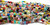 Bead Mix, Glass, India, 10 Strands Craft Bulk Assorted 3-6mm Glass Bead Mix with 0.5-1mm Hole