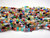 Bead Mix, Glass, India, 10 Strands Craft Bulk Assorted 3-6mm Glass Bead Mix with 0.5-1mm Hole