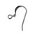 144 Black Oxide Flattened FishHook Earwires Earrings