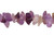 36" Strand Purple Amethyst (Natural) Mini Chip Grade B Beads with 1mm Hole