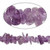 Bead, Lavender Amethyst (Natural) Chip Grade A with 0.4-1.4mm Hole 36" Strand