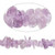 Bead, Lavender Amethyst (Natural) Chip Grade A with 0.4-1.4mm Hole 36" Strand