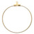 Beading Hoop, 100 Gold Plated Brass 40mm Round 20 Gauge Beading Hoops Charm Holder