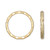 10 Large 25mm Hammered Gold Plated Steel Split Rings Key Rings with 21mm ID