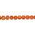 Bead, 1 Strand(70-86) Carnelian Red Orange 4.5-6.5mm Corrugated Round Beads B Grade