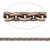 Chain, 5 Feet Antiqued Copper Plated Steel Bulk Cable Chain with 4.8x3.3mm Links