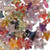 100 Acrylic Iridescent Multi color 10x9x3.5mm Star Beads Mix   *