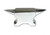 Desktop Anvil, High Polished Solid Steel / Tapered Round & Square Horn Ends  (1)