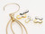 Quick Link, 65 Small Gold Plated Quick Link Connectors to Connect Links for Chain & More *