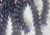 50 Tanzanite Purple Czech Pressed Glass 8x6mm Bell Cone Flower Beads w/ 1mm Hole