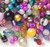 Bead Mix, 1/4 Pound Glass Multi Colors 2-16mm Bead Mix of 150-400 Beads *