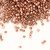 7.5 Grams(1,500) Delica Opaque Copper Plated #11 Round Seed Beads(DB0040)
