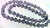 1 Strand(50-54) Tanzanite Purple 8mm Faceted Round Glass Crystal Beads *
