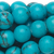 Bead, 1 Strand(100) Imitation Blue Turquoise Resin 4mm Round Beads