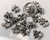 Bead, 20 Antiqued Silver Plated Pewter 11x9mm Double Sided Butterfly Beads *