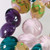 1 Strand(24-26) Lampwork Glass Multi 15-17mm Puffed Coin Bead MIX *
