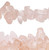 34" Strand Light Rose Pink Quartz Medium Chip Beads with 0.5-1.5mm Hole