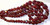 Bead, 2 Strands(80) Iridescent Rainbow Red Glass 10x10mm Heart Beads with 1mm Hole