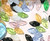 Bead, Leaf, Czech Pressed Glass 10x5mm Leaves with 0.8-1mm Hole 50 Seascape Mix