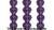 50 Tanzanite Purple Czech Pressed Glass 6x6mm Heart Beads with 0.9mm Hole *