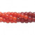 4 Strands(230) Red Yellow & Orange Tones 6mm Round Glass Bead Mix 0.8-1.1mm Hole