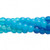 4 Strands Blue Tones 6mm Round Glass Bead Mix