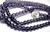 Transparent Violet Purple Glass 8mm Round  Beads 36" Strand(112)  with 1.3-1.4mm