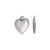 20 Antiqued Silver Plated Pewter 14x14mm Double Sided HEART Charms