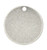 100 Antiqued Silver Plated Brass 12mm Round Disc Coin Drop Charms