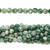 Bead, Natural Tree Agate White Dark Green 4mm Round Gemstone Beads 1 Strand (100)