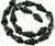 1 Strand Lampwork Glass Dark Green 3D 11x21mm Christmas Tree Beads with 1.5-2mm Hole *