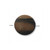 27 Tiger Eye Brown Wood 15mm Flat Round Coin Beads  *