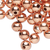 1000 Clear-Coated Solid Copper 3mm Round Smooth Spacer Beads with 0.7mm Hole