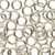 50 Sterling Silver JUMPLOCK 4mm Round Jumprings that LOCK Closed