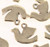 Charm, Dove, 20 Antiqued Gold Plated Pewter 17x12mm Dove Bird Drop Charms