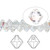 12 Swarovski Crystal AB 6mm Top Drilled Bicone Pendant Beads (6301)