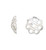 Bead Cap, 500 Silver Plated Brass 6x1mm Filigree Scalloped to Fit 6-8mm Beads Bead Cap, 500 Silver Plated Brass 6x1mm Filigree Scalloped to Fit 6-8mm Beads