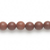 1 Strand(50) Matte Chocolate Brown Marble 8-9mm Round Beads with 0.5-1.5mm Hole *