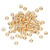 Bead, 100 Gold Plated Brass 4.5x2.5mm Corrugated Rondelle Beads with 0.8mm Hole