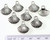 10 Antiqued Silver Plated Pewter 15x14mm Sea Shell Charms